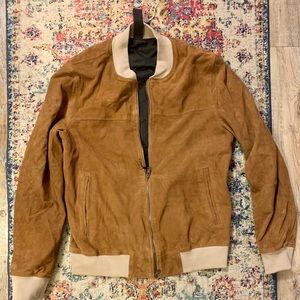 Orciani Cover suede bomber jacket